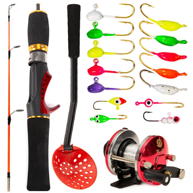 Buy Ice Fishing Rod Combination Kit With Fishing Reel Hook Ice Fishing