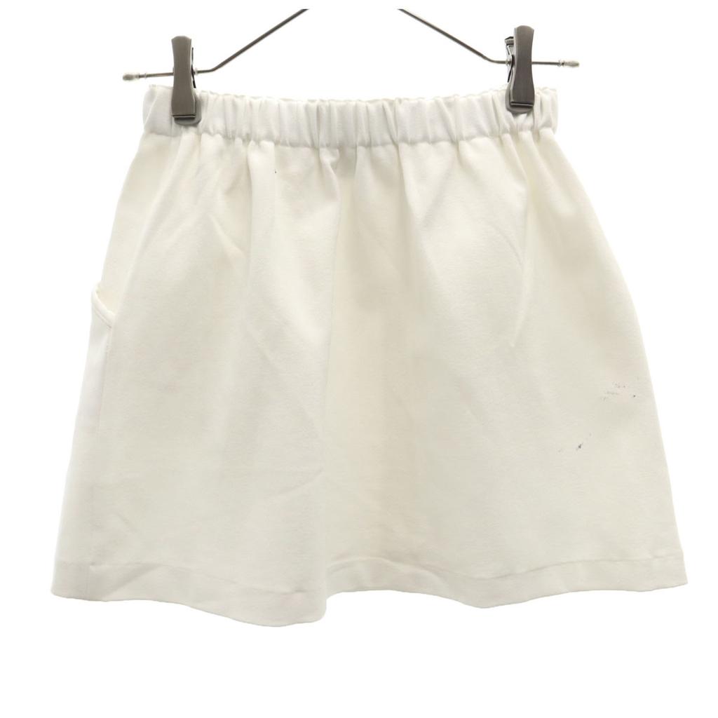 adidas 80s vintage Mini length Wrap skirt 11 white Descente Women Used