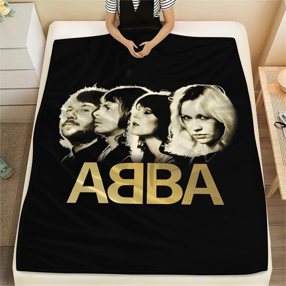1 Stück ABBA Der Film Druck Flanelldecke, Hohe Qualität für alle Jahreszeiten, Heimdekoration, Wärme und Komfort, Perfekt für Weihnachtsgeschenke 80cm x 120cm
