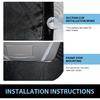 Six Piece Car Window Glass Sunshade Kit, Reflective Interior Privacy Protection Sunscreen Heat Shield, Modification Replacement Parts, Universal for