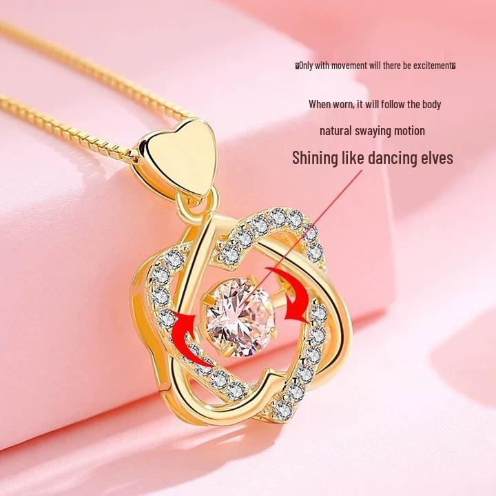 2021 Silver-Plated Women's Necklace, Non-Fading Niche Jewelry Clavicle Chain - Ideal Qixi Valentine’s Day Gift