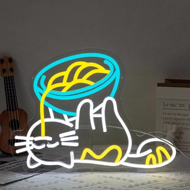 Creative Japanese Sushi Neon LED Decorative Light USB Powered Dimmable Suitable for Sushi Restaurant Hotel Scene Decoration