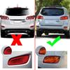 Car Rear Bumper Reflector Lights for Hyundai Santa Fe (CM) 2007-2009 Pre-facelift Tail Fog Light Housing