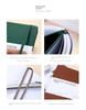 Custom Size A5 Business Planner Soft Leather Cover A5 Dotted Grid Diary Writing Notebook Custom logo