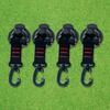 4/6Pcs Suction Cup Hooks with 360° Rotating Buckle Awning Suction Cups Tie Down Suction Cup for Camping Tarp Accessory