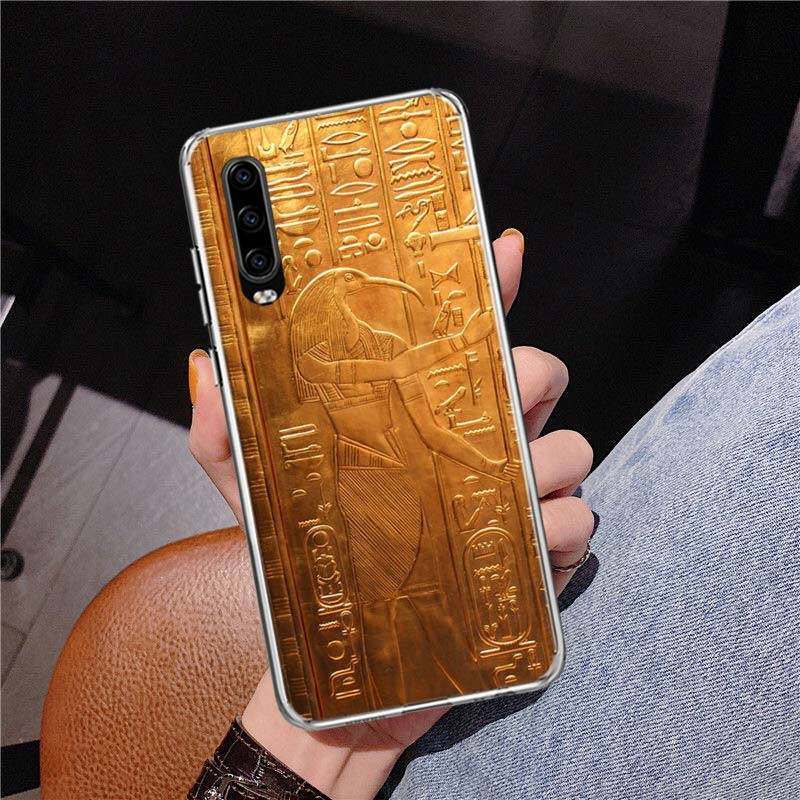 Ägypten Nofretete Anubis Ankh Abdeckung Telefon Fall Für Huawei P30 P20 P10 P40 P50 Pro Mate 20 40 30 10 Lite Beliebte fundas Kunst Geschenk Co