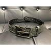 Used Belt coin motif silver hardware