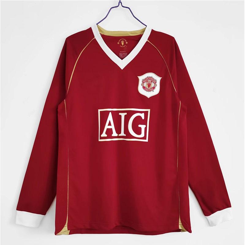 Vintage Long Sleeve Jersey Arsenal England Portugal AC Milan Classic Football Shirt