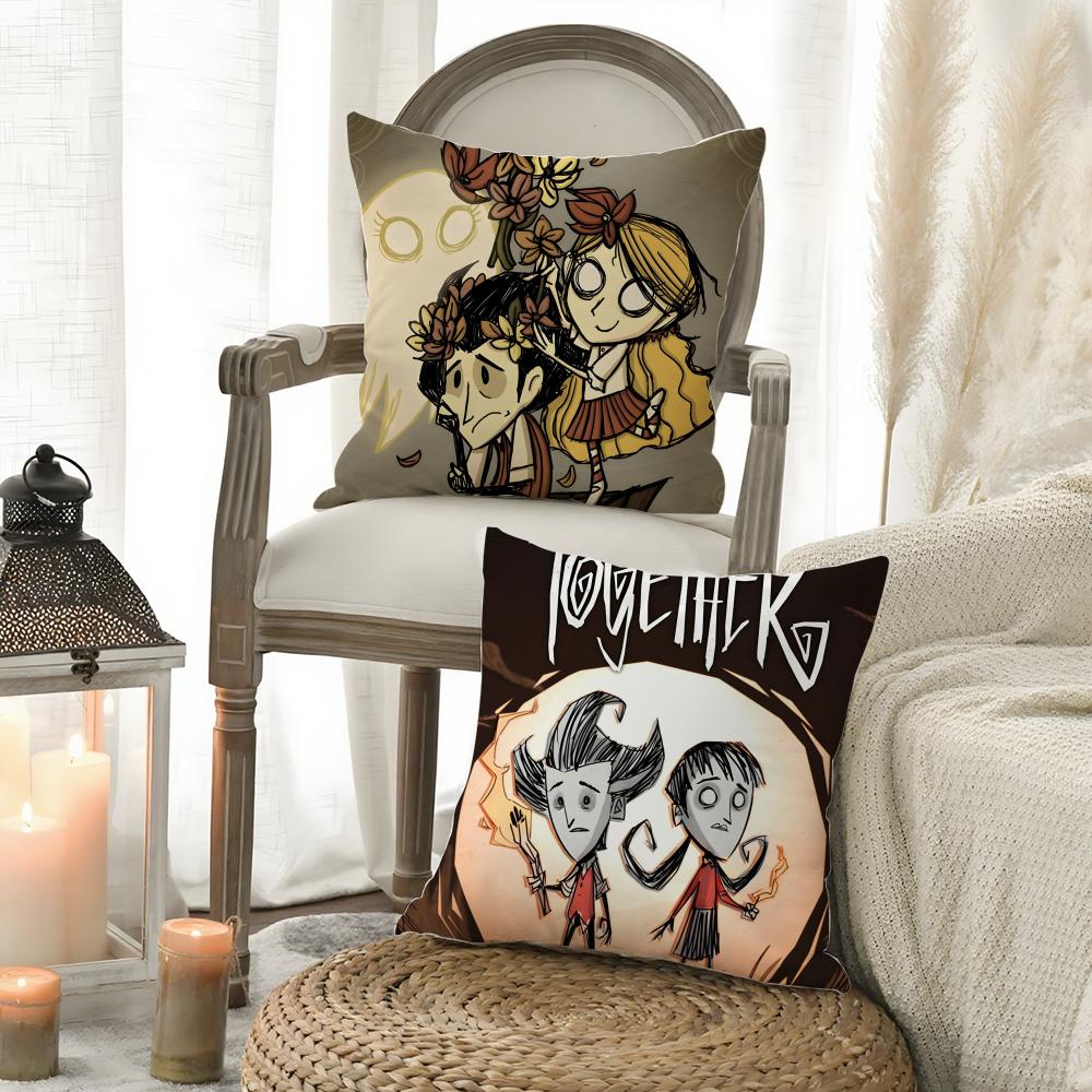 Hot-Game Dont Starve Art For Game Pillow Case Pattern Printed Pillowcase for Living Room Sofa Cushion Cover & Bedroom Decor