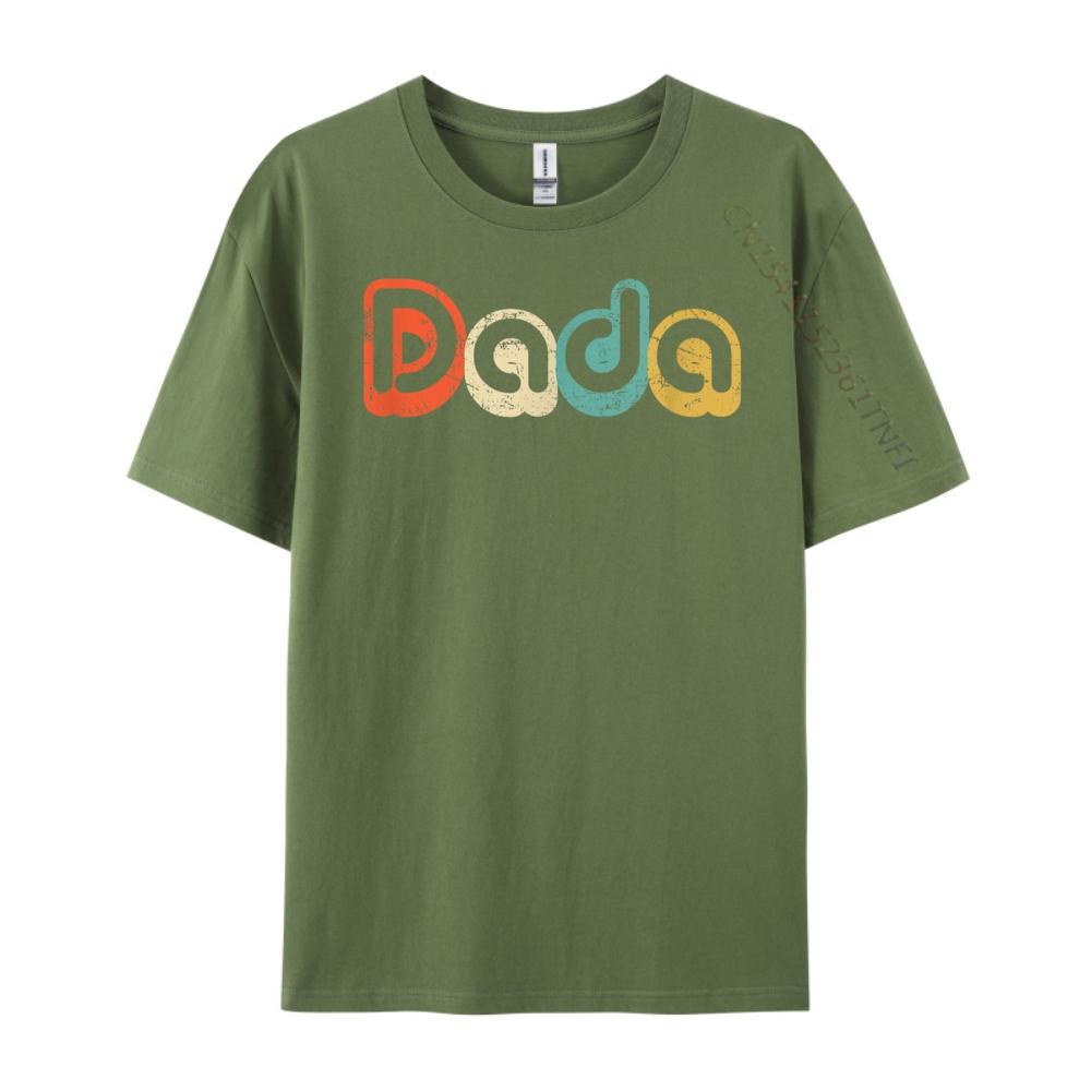 Father Day For New Dad Him Papa Grandpa Dada Graphic Tee Cotton Funny T Shirts