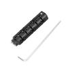 Aluminum Alloy Camera Handle Offer Flexible Mounting Points Threaded for 1/4" and 3/8" Screws With Positioning Pin for Enhances Stability