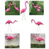 Various Lawn Ornament Pink Flamingo Ture To Nature Plastic Garden Animals Grassland Decoration Home Party Wedding Decor