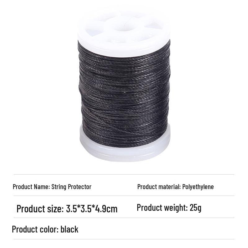 Adjustable Bowstring Protector Rope & Peep Sight Tie for Compound/Recurve Bows - Various Colors