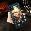 Van Gogh Ölgemälde Handyhülle Für IPhone 16e 16 15 14 13 12 11 Pro Max X XS Max Plus Matt Klar