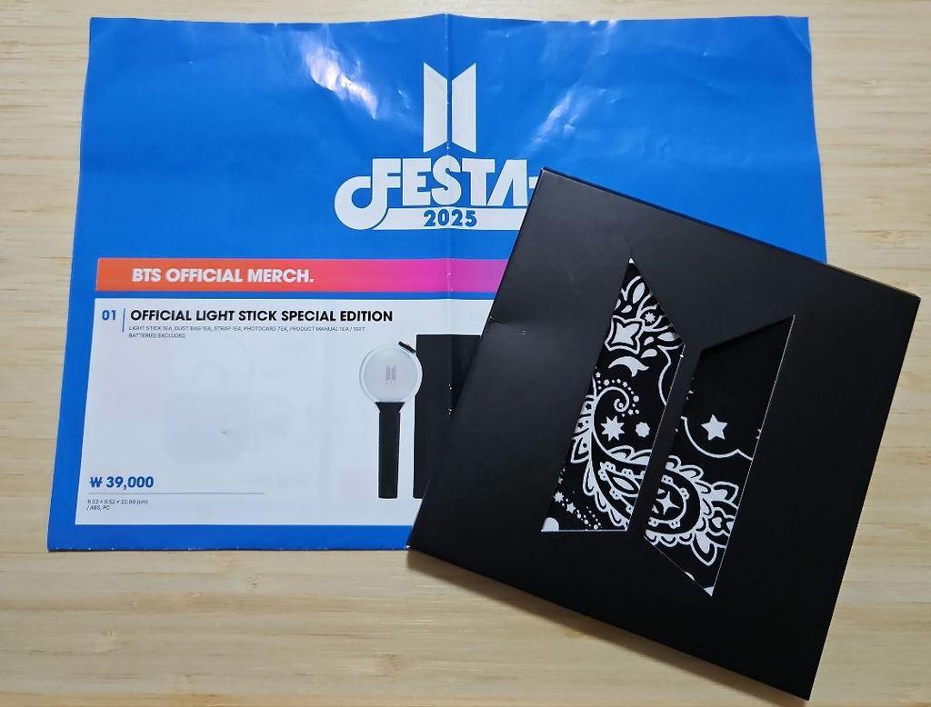 [USED] BTS FESTA 2025 ARMYZONE Bandana Bangtan Limited Edition with Box