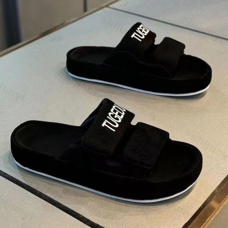 Fashion Men's Fashion Trend Casual Slippers Outdoor Beach Sports 2025 Summer Comfortable Thick Soled Height Increasing Open Toes Sandals