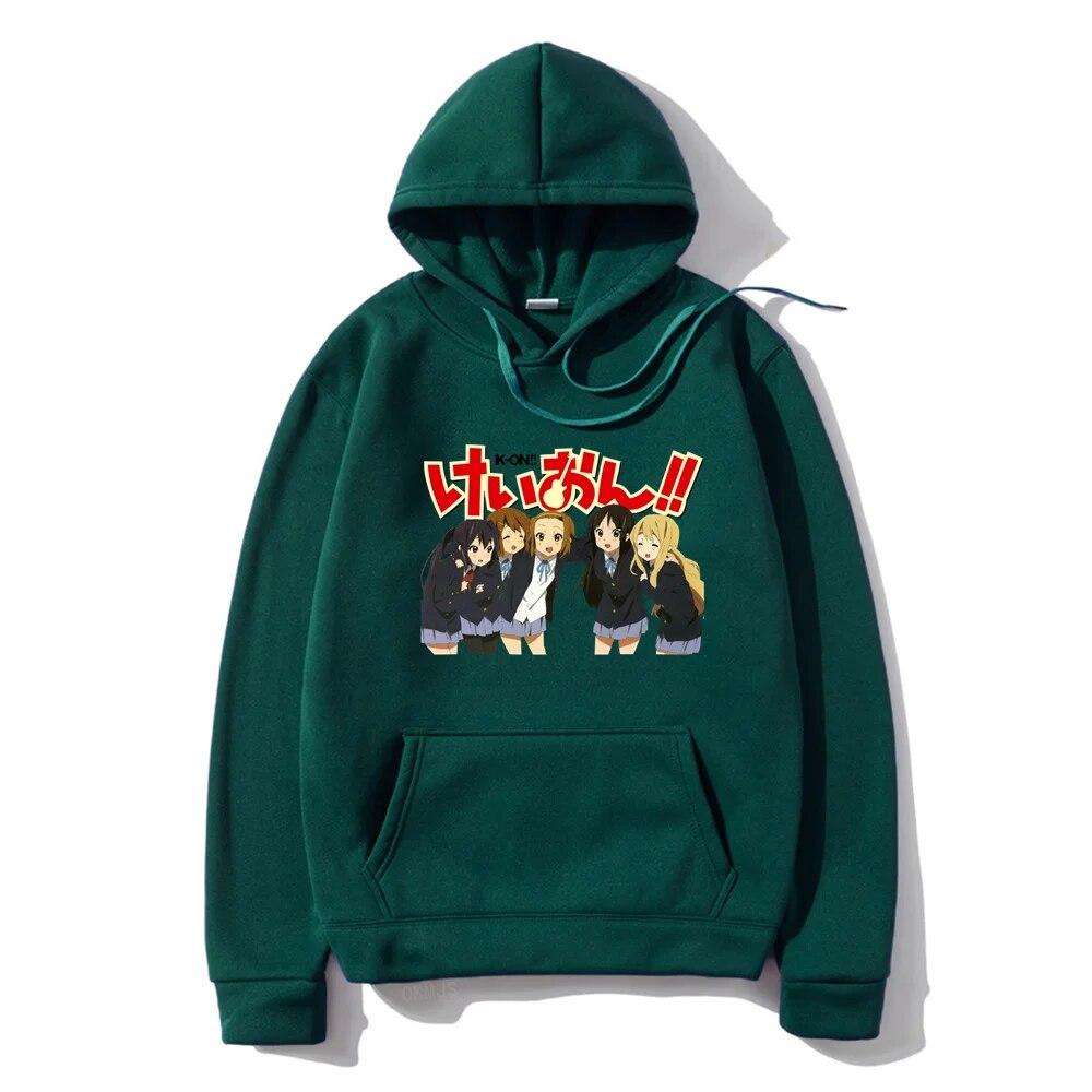 New Arrival K-ON 2D Unisex Hoodie printing Casual Fashion hall-match Hoodie Harajuku style Autumn Winter Unisex Street Clothes