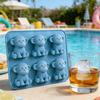 Bandeja de cubitos de hielo para perros Molde de silicona flexible Sin BPA Fabricador de hielo reutilizable para whisky cócteles bebidas de café Liberación fácil Apto para lavavajillas Herramientas de cocina