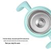 Baby-Thermoskanne 304 Edelstahl-Fütterflasche mit Strohhalm & Griff für Jungen und Mädchen