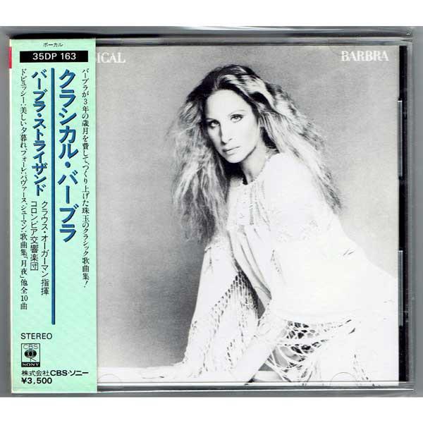

CD BARBRA STREISAND - Classical Barbra 35DP163 CBS SONY 1984 Japan Pop Used