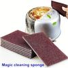 11pcs Diamond Sand Magic Sponge Pads|Mixed Color Sponge Blocks and Pad for Cookware Cleaning,Rust Removal,Dishwashing Essentials