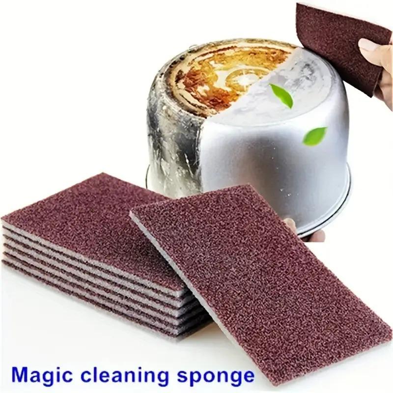 11pcs Diamond Sand Magic Sponge Pads|Mixed Color Sponge Blocks and Pad for Cookware Cleaning,Rust Removal,Dishwashing Essentials