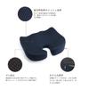 IKSTAR Chair Memory Foam Chair 38cm X 45cm Pad, Cushion, Non-Slip Backing, Breathable, Navy,