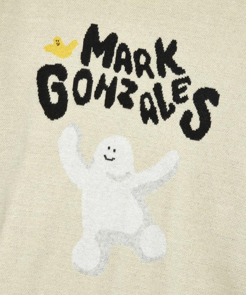MARK GONZALES Happy Shmu Graphic Knit - Ivory