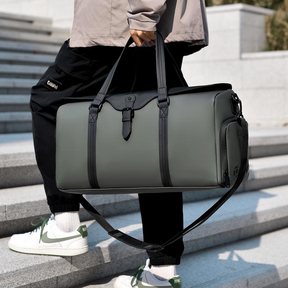 Men's business trip large capacity with shoes compartment luggage bag go out leisure portable travel bag dry and wet separation fitness bag