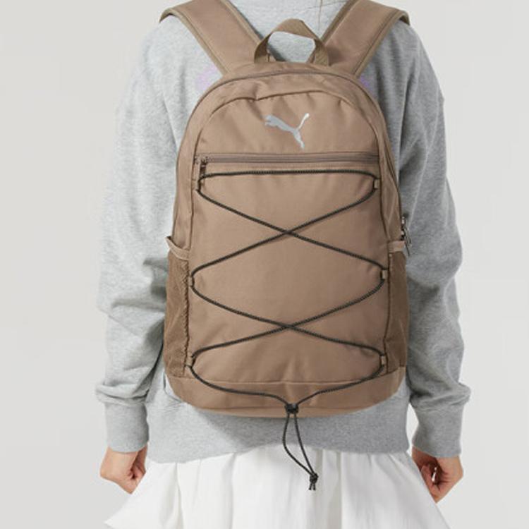 New PUMA Fabric Backpack Unisex Brown 091181-03