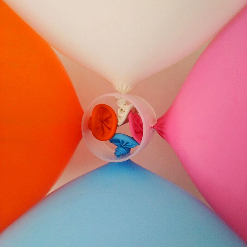 

50/100Pcs Balloon Ring Buckle Balloon Plastic Clips Bracket Snap Ring Balloon Holder For Wedding Birthday Party Balloon Supplies 50pcs