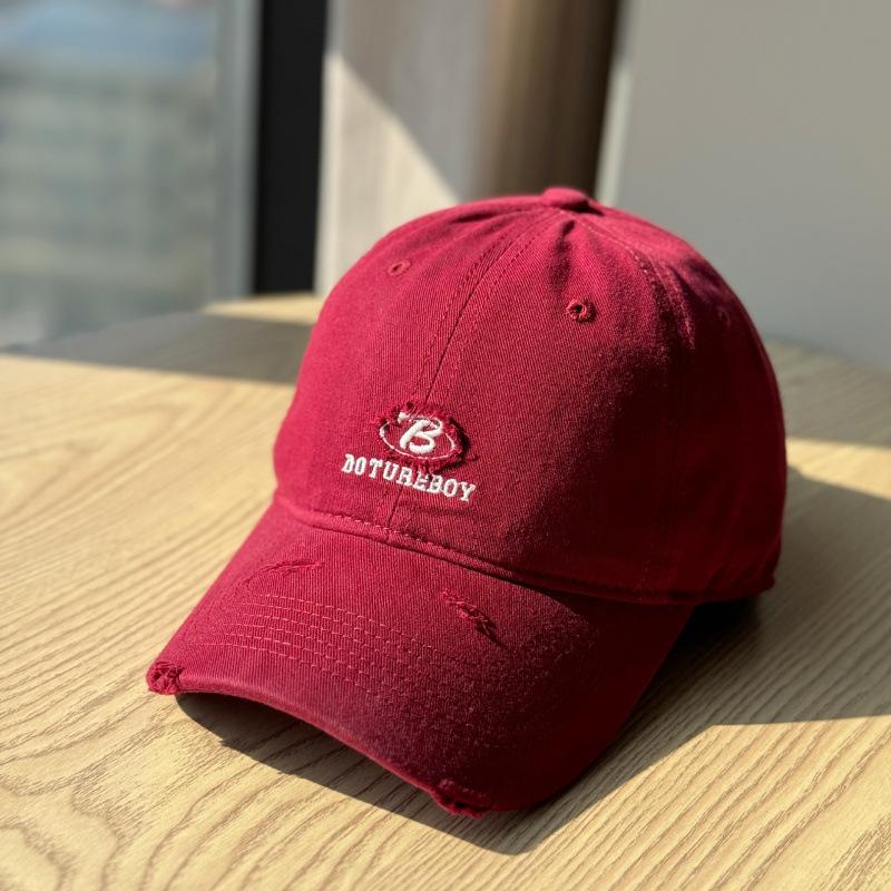 Spring And Summer Sunscreen Versatile Face Small Sunshade Soft Top Baseball Cap Children Embroidery Cap Men