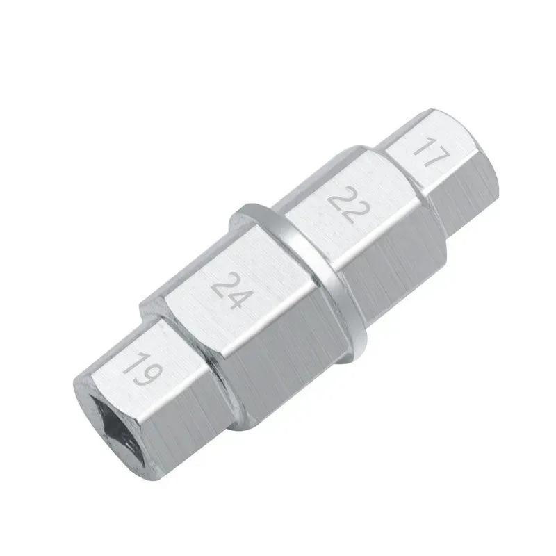 Hex Axle Tool Hex Allen Axle Spindle Tool Motorcycle Front Axle Wheel Chrome Silver Hex Wrench Removal Tool