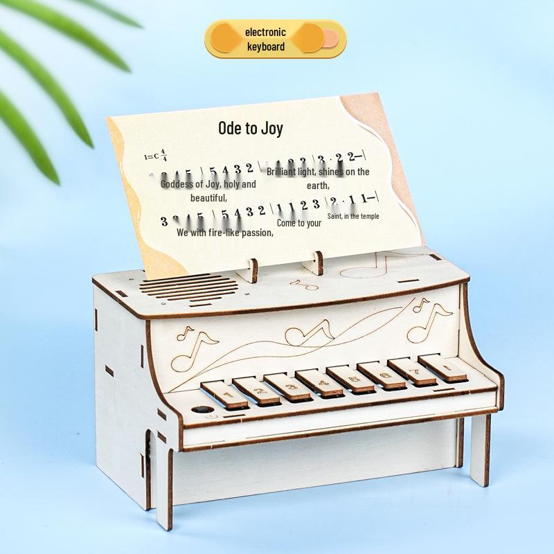 DIY Electronic Piano Music Box for Kids - Educational STEAM Science Kit