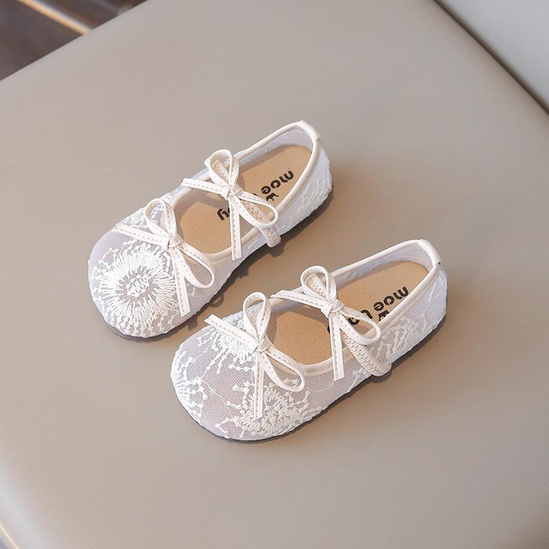 Spring and summer new children's girls' leather shoes Princess Shoes Children's dance shoes Soft-soled simple shoes