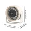 Desk Fan Circulator Fan Rechargeable Adjustable Cooling Fan Personal Fan for Office Traveling Indoor