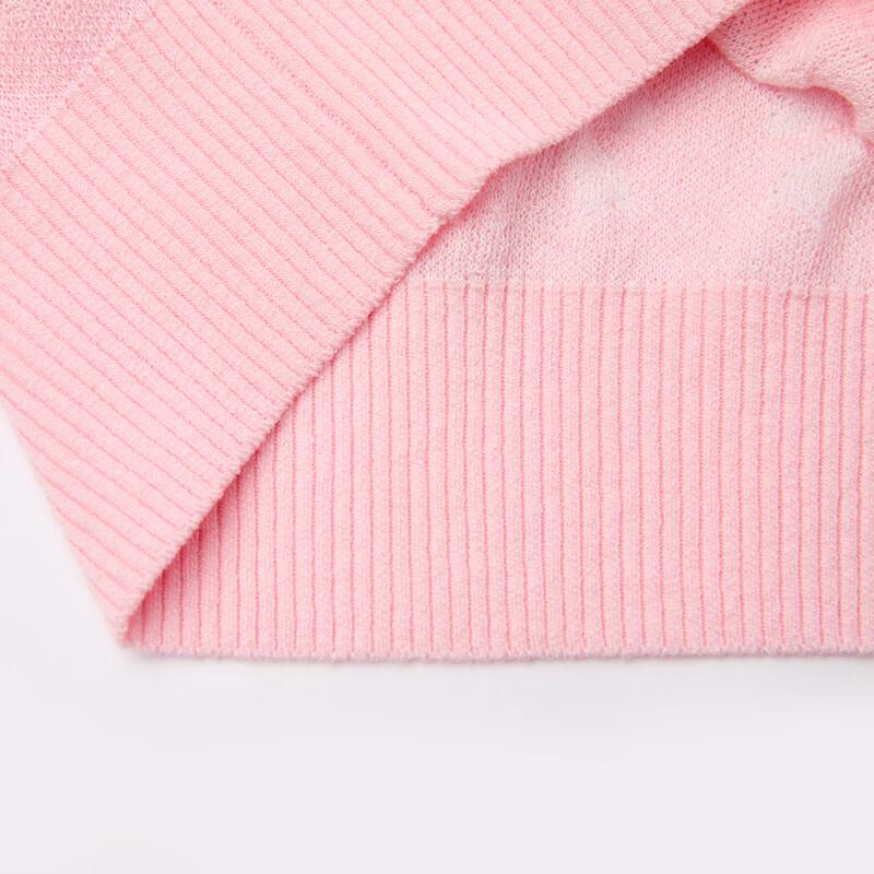 PawinPaw Girls' Cartoon Bear Knit Polo Top