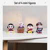Crayon Shin-chan Mini Figure: Cute Granules Gift Box for Home or Car Decoration