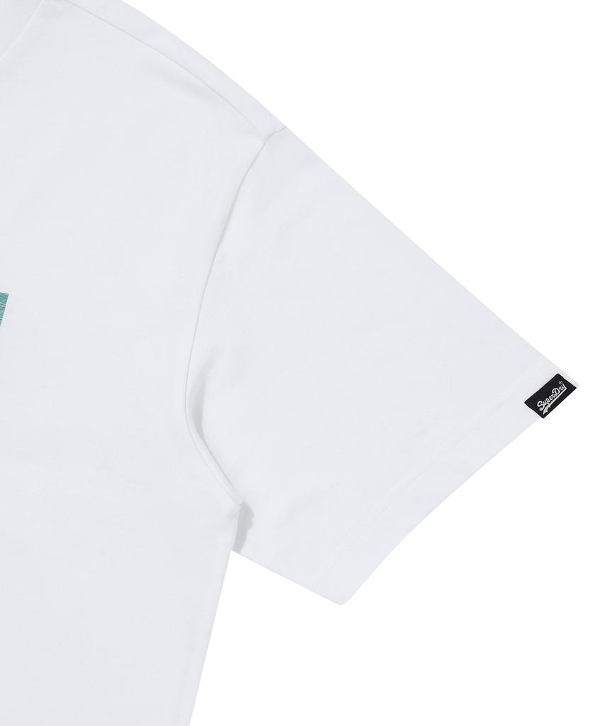 Syupeodeulai Vacation Retro Graphic T-Shirt White