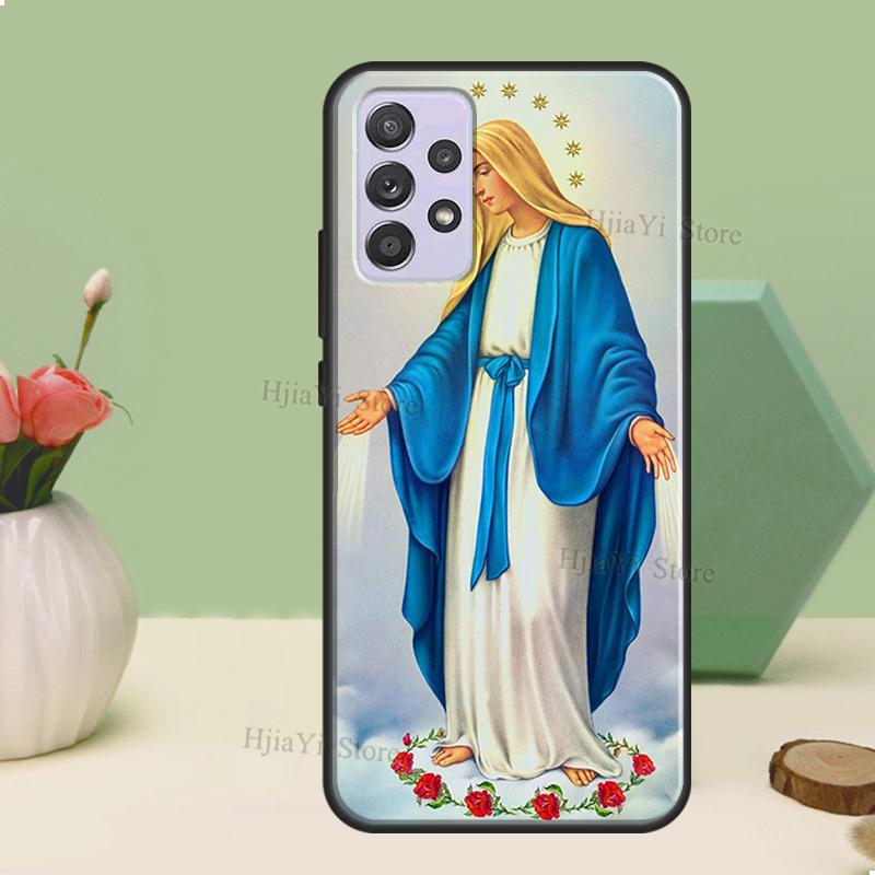Virgin Mary of Hope Catholic Religious Art Case For Samsung A54 A34 A14 A51 A71 A12 A22 A32 A52 A72 A73 A33 A53 A13 Back Cover