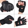 Half Finger Training Boxing Gloves Leather Fight Glove MMA Mitts Sanda Karate Sandbag Muay Thai Kick Men Kinder