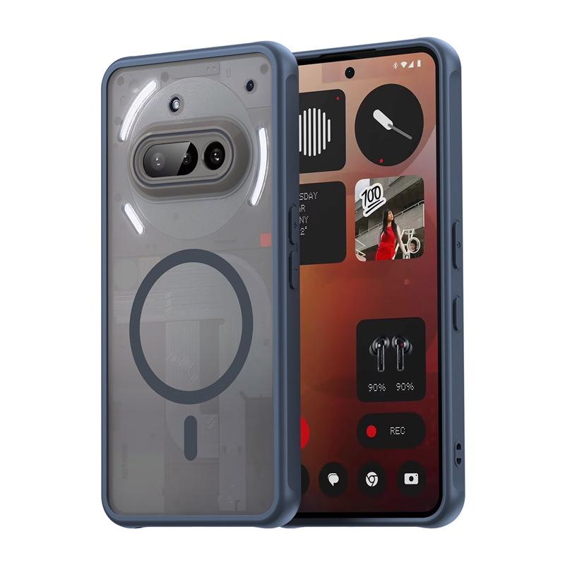 

Magnetic Skin-Feel Phone Case for Nothing Phone 3a Pro 3A Foreign Trade Phone 3a Pro синий