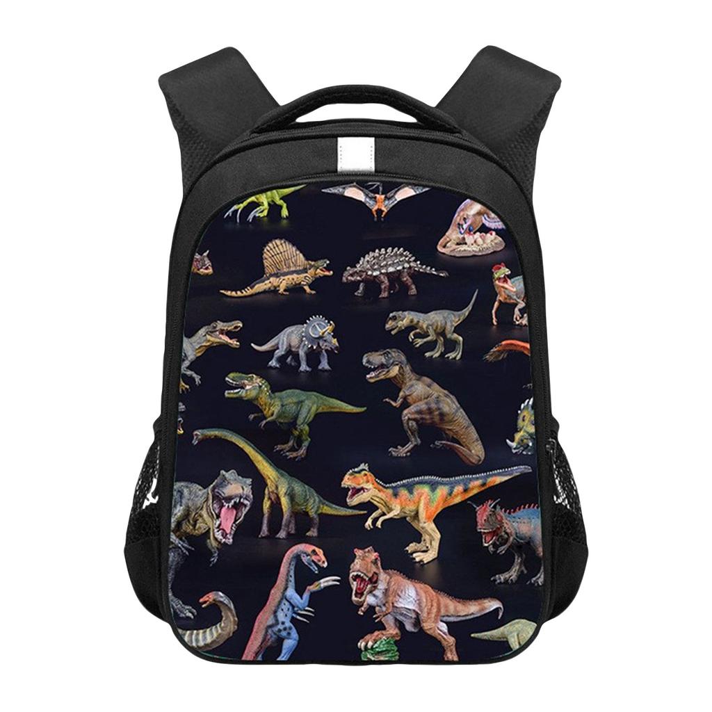 Anime Peripheral Printed Backpack, Personalized Backpack Storage Bag,1pc,Tyrannosaurus Children's Kindergarten Backpack,10*14in