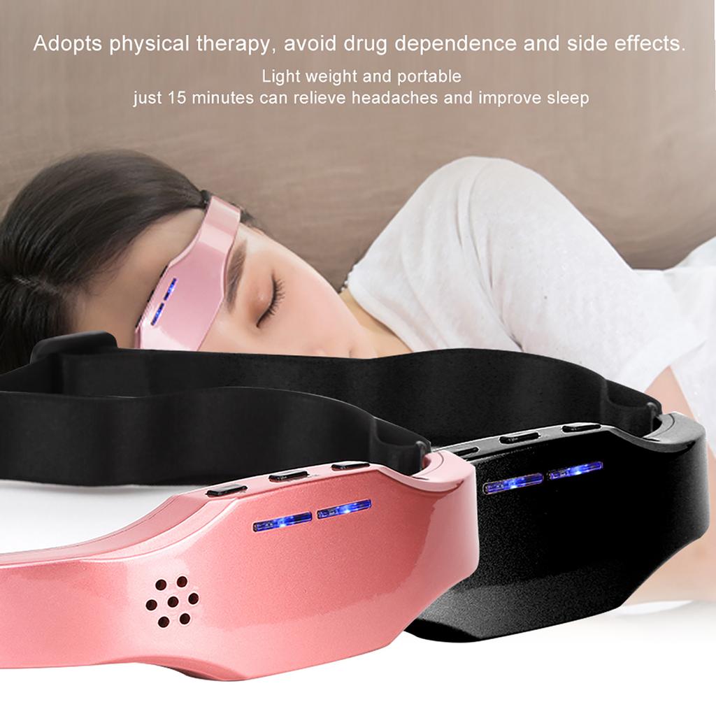 Wireless Intelligent Migraine Pressure Relief Sleep Insomnia Head Therapy Massage Device
