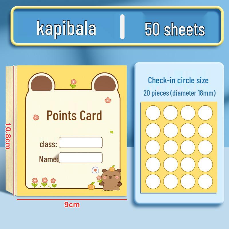 Student Stamp Collection Card: Teacher Praise & Reward for Kids