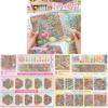 Artist Model Kit With 3d Miniature Scene Stickers For Diy Crafts And Gift Giving