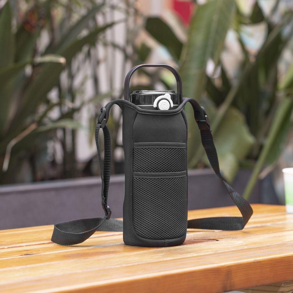 Portable Water Bottle Carrier Bag Waterproof Thermos Cup Sleeve Cup Sleeve Pouch Travel Use