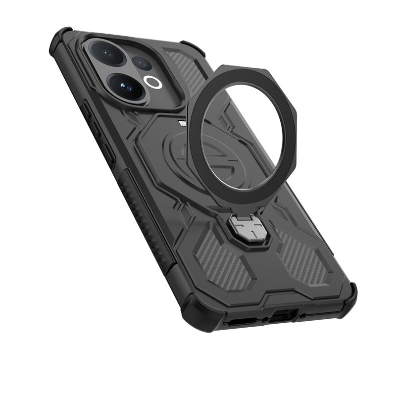 Magnetic Wireless Charge Cover For Vivo V60 5G Phone Holder Armor PC Back Case For Vivo V60 Cover For Vivo V60 Case 6.77 Inch