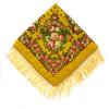Women Retro Ukrainian Fringed Shawl Babushka Bandana Handkerchief Female Head Wraps Russian Floral Print Square Scarf
