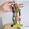 Mobile Phone Short Lanyard Universal Colorful Hanging Hand Wrist Strap Rope for Cell Phone Case Accessories Detachable Korea Ins